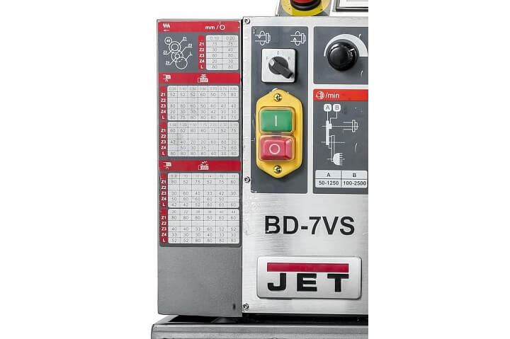 Станок токарный по металлу JET BD-7VS (50000910M)